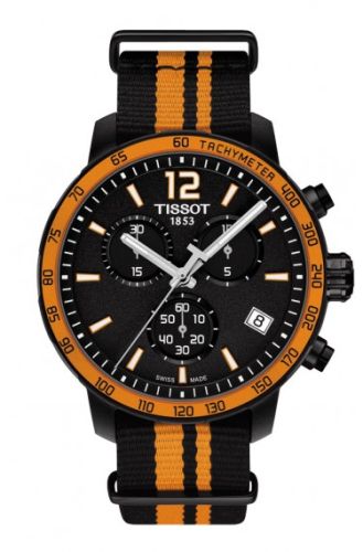 Tissot Quickster Chronograph PVD / Orange / NATO